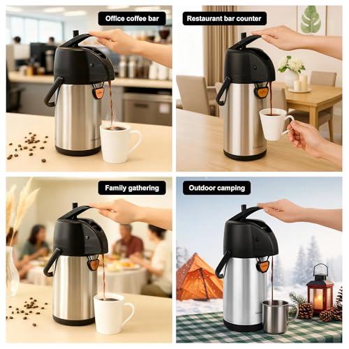Airpot Coffee Dispenser Thermal with Pump
