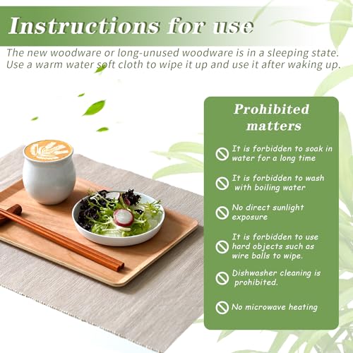 Wooden Trays for Eating