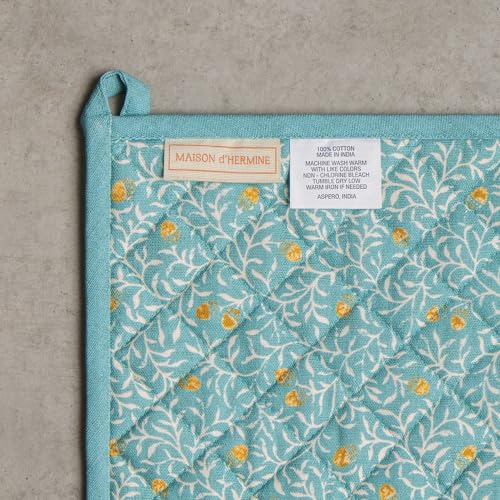 100% Cotton Oven Mitt & Pot Holder Set (2 Count)