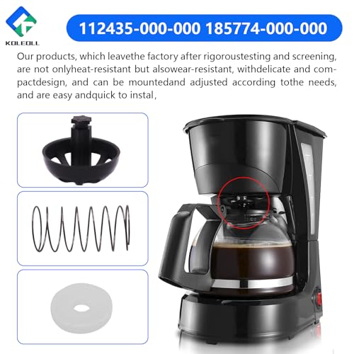 2 Pack Coffee Maker Brew Basket Stop Valve Kit 112435