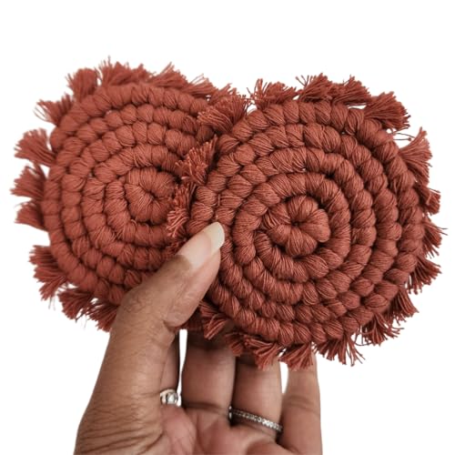 Cotton Car Coasters for Cup Holders (2 Count)