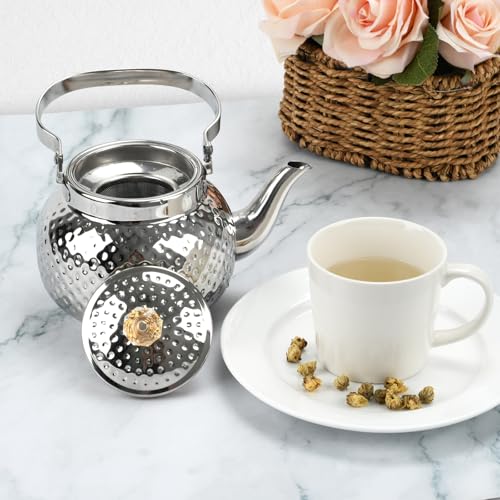 1.2L Hammered Tea Kettle Stovetop