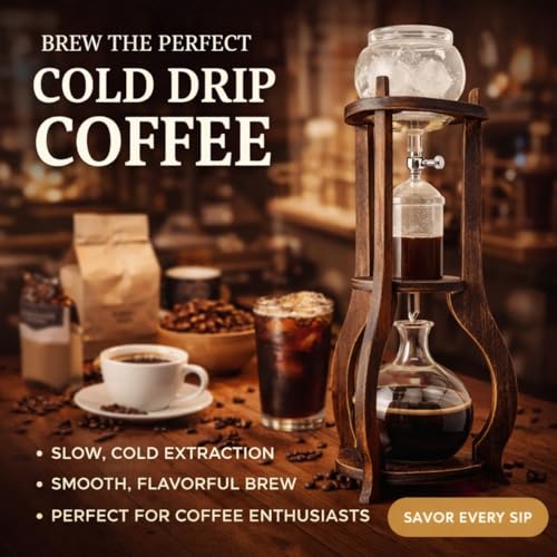 Iced Coffee Cold Brew Drip Tower Coffee Maker