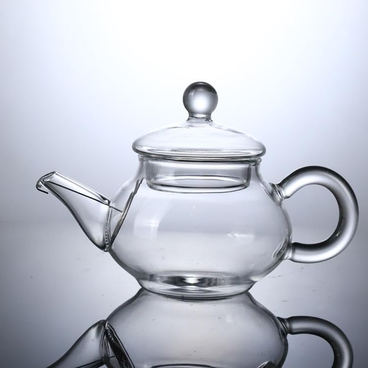 Mini Tea Pot Glass Teapot Small Tea Kettle for One person use