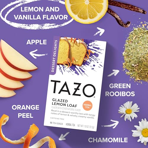 Glazed Lemon Loaf Herbal Tea Bags (90 Count)