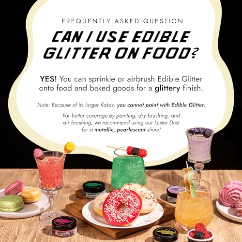 Liquid Gold Edible Glitter for Drinks & Cakes
