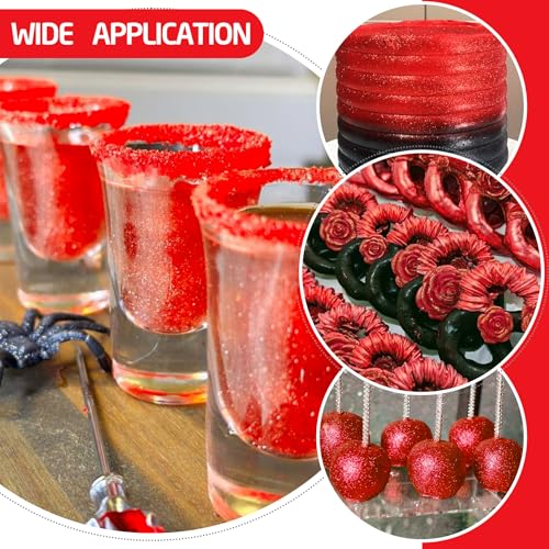 Red Edible Glitter Spray