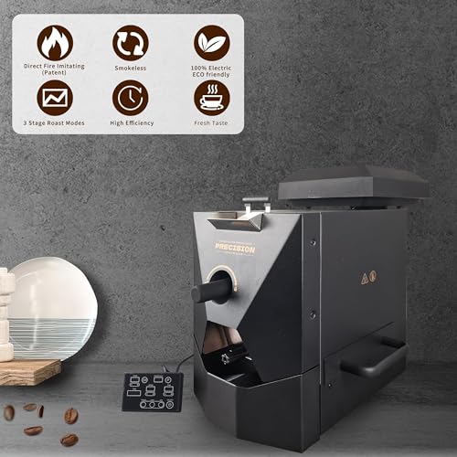 500g Automatic Coffee Roaster Machine for Home Use Wth Smoke Filter