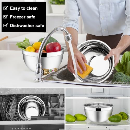 Mixing Bowls with Lids Set (3 Count)
