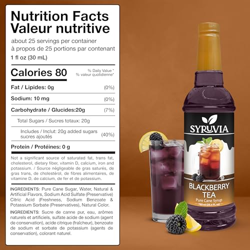 Blackberry Tea Syrup (25.4 Fl Oz)