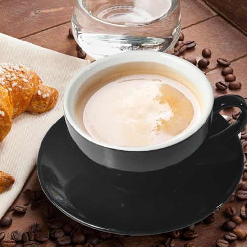 Porcelain Coffee Cup with Saucer 220ml (10.99 Count)