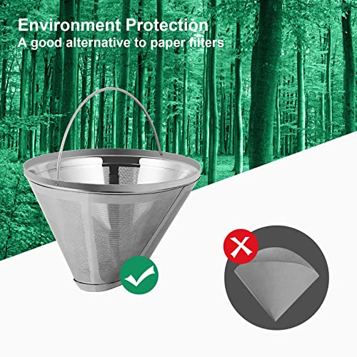 Stainless Steel Permanent Coffee Filter for Ninja Dual Brew Coffee Maker