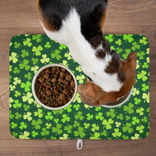 St. Patrick's Day Dish Drying Mat for Kitchen Counter