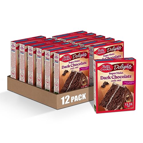 Delights Super Moist Dark Chocolate Cake Mix (159 Ounce)