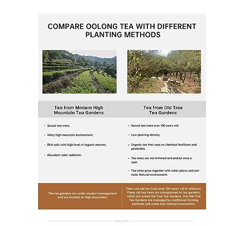 4 Flavors Oolong Loose Leaf Tea Sampler (2.1 Ounce)