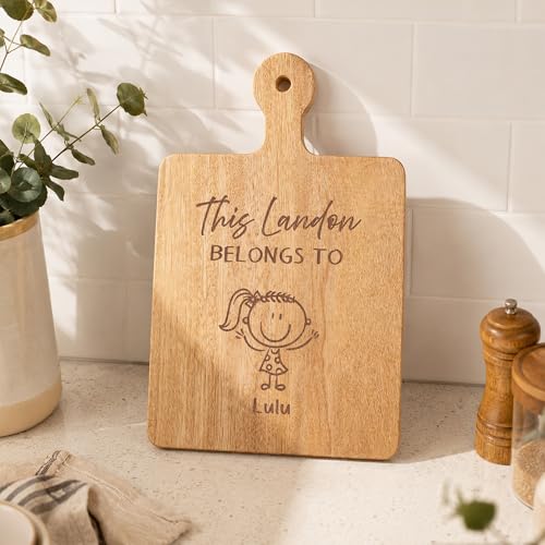 Personalized Family Member Cutting Board for Dad Mom Grandma Grandpa