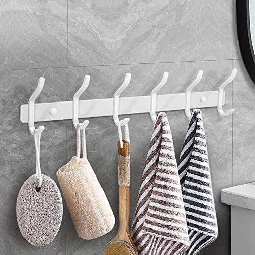 White Coat Rack Wall Mount