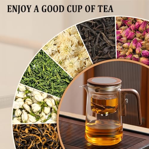 800ml Witchcraft Glass Teapot with Magnetic Water Separation Design