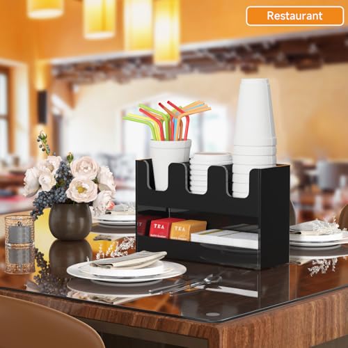 4 Compartment Cup Holder for Countertop
