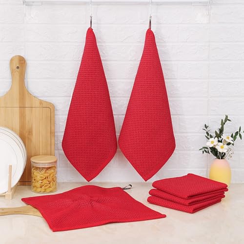 100% Cotton Kitchen Dish Cloths (6 Count)