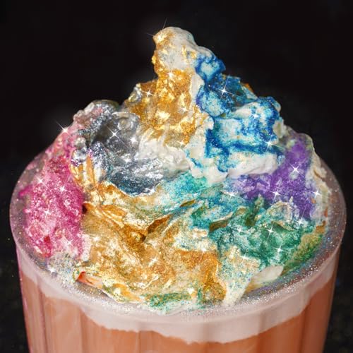 Edible Food Grade Glitter Powder Glimmer Luster Dust Metallic Fancy Food Decorating Sprinkle Glimmery Dust for Drink Wine Beverage Cake Bakery Vegan Allergen
