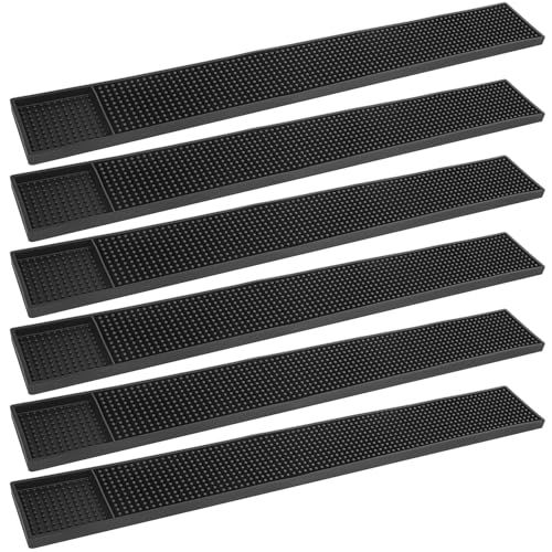 6 Pack Rubber Bar Mats (6 Count)