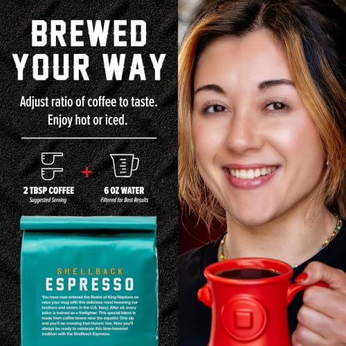 Shellback Espresso Ground Coffee (12 Ounce)