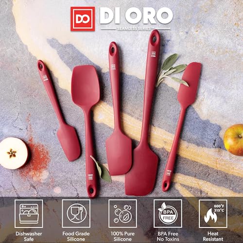 DI ORO Silicone Spatula Set (5 Count)