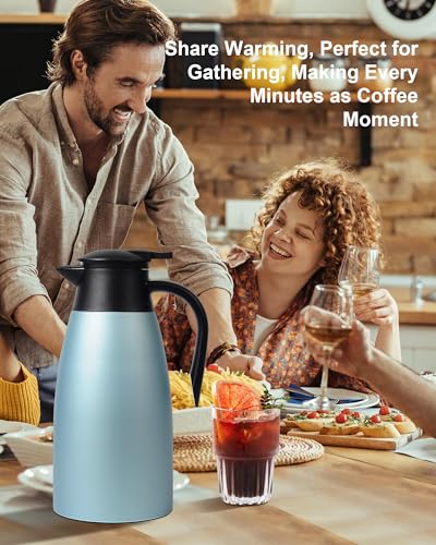 70 OZ Updated Thermal Coffee Carafe for keeping hot (2 Count)