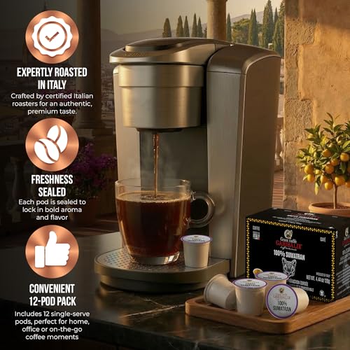 Sumatran Coffee Pods for Keurig K (12 Count)