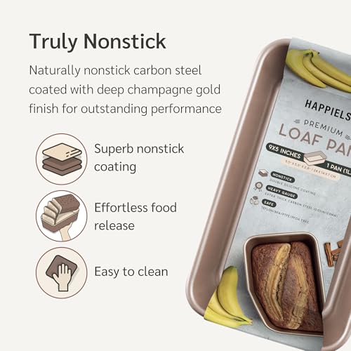 5 x 9 inch Nonstick Loaf Pan 1lb for Oven Baking
