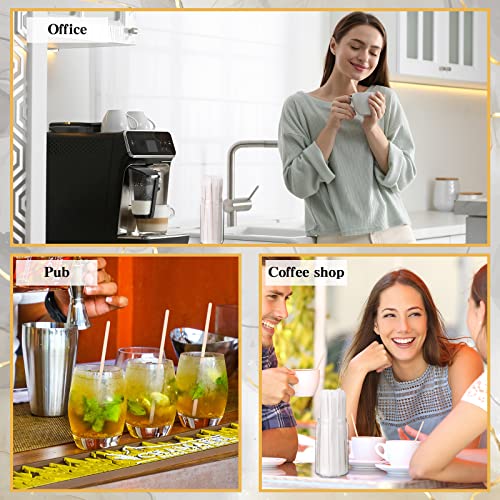 2000 Pcs Individually Wrapped Wooden Coffee Stirrers