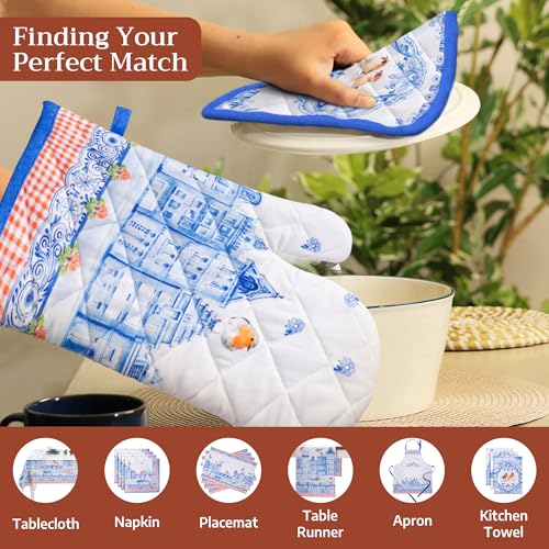 Maison d'Hermine Oven Gloves 100% Cotton Oven Mitt