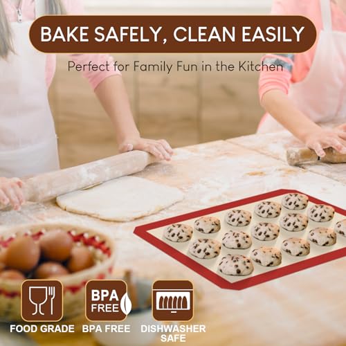 Silicone Baking Mats 3 Pack