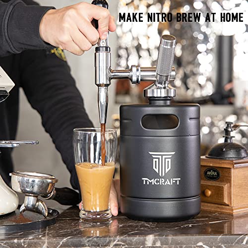 64oz Nitro Cold Brew Coffee Maker with Stout Creamer Faucet