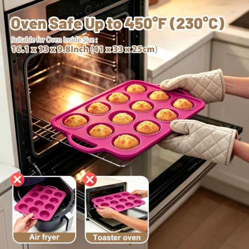 Silicone Mini Muffin Tin Set (2 Count)
