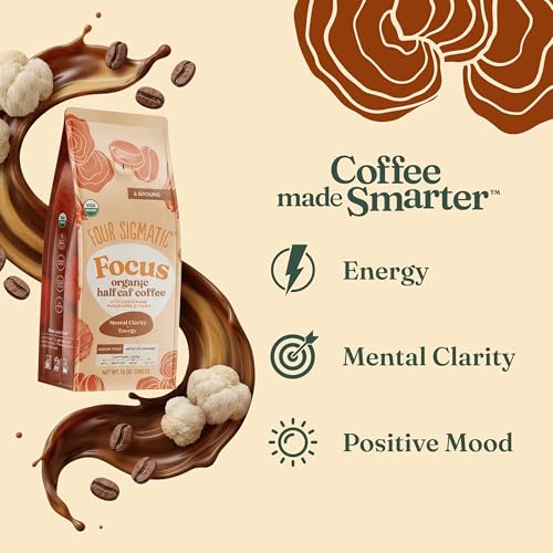 Organic Focus Half Caf Ground Coffee (10 Ounce)