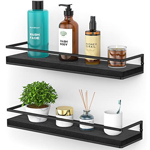 Floating Shelves Wall Mounted Set of 2 (2 Count)