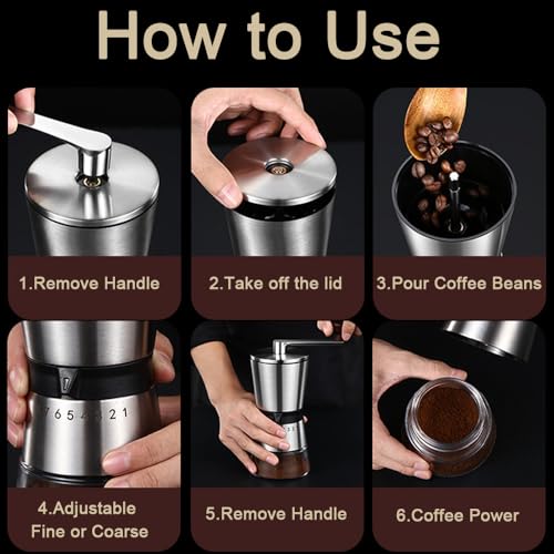 Precision Manual Coffee Grinder for Home Use