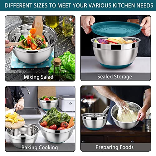 Metal Nesting Mixing Bowls Set of 6 (6 Count)
