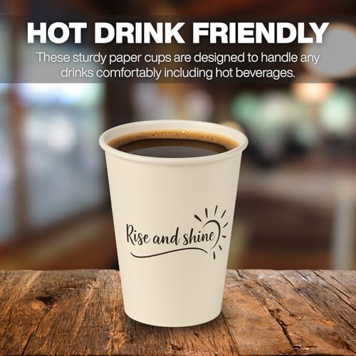 Disposable Coffee Cups (100 Count)