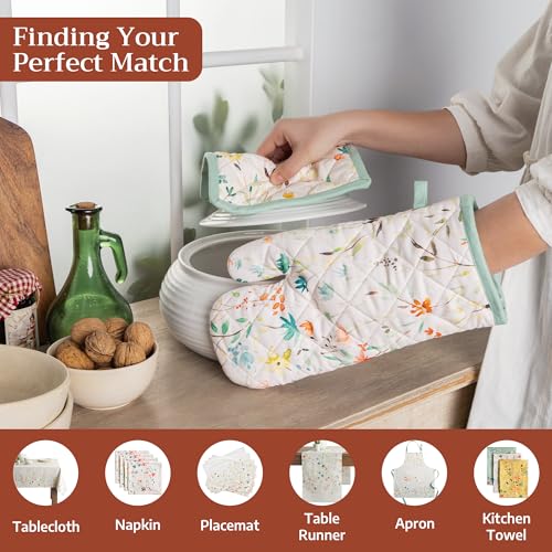 Maison d'Hermine Oven Gloves 100% Cotton Oven Mitt
