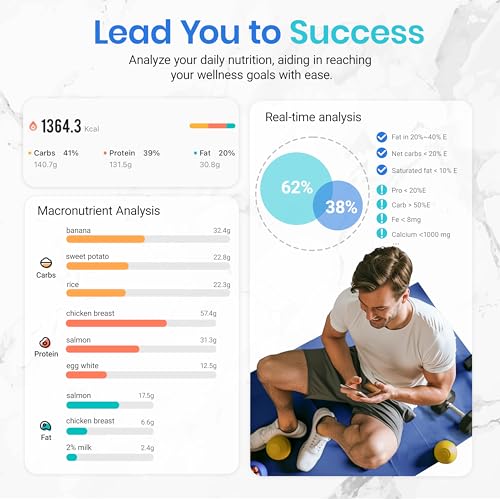 Food Kitchen Scale with Nutritional Calculator