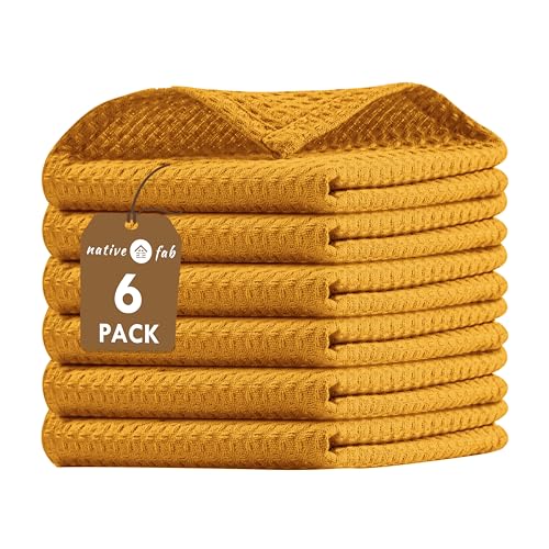 6 Pack Waffle Dish Cloths (6 Count)