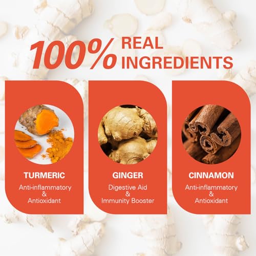 Turmeric Ginger Cinnamon Tea Bags 100 Count