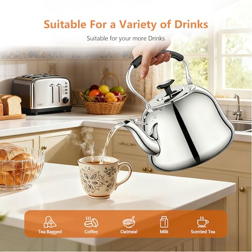 2L Whistling Stovetop Tea Kettle