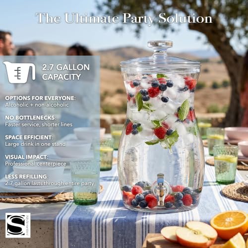 Glass Beverage Dispenser