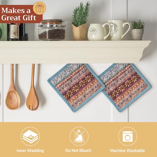 Pot Holders 100% Cotton Potholders (2 Count)