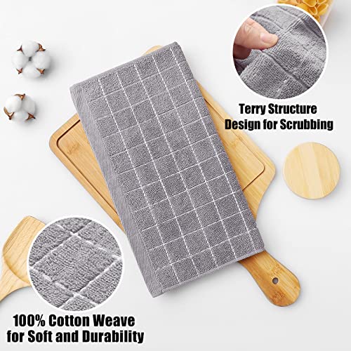 100% Cotton Terry Kitchen Dish Cloths (6 Count)