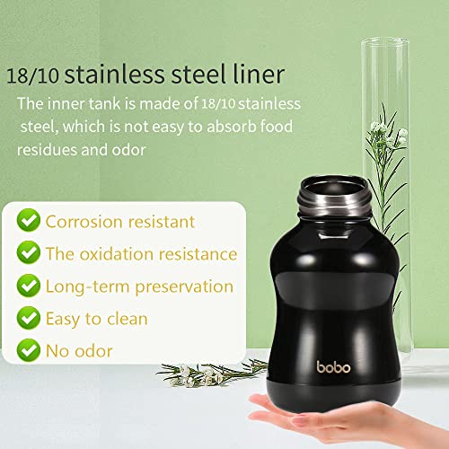 Mini Vacuum Insulated Water Bottle With Bamboo Lid
